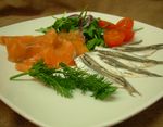 Sarda e salmone