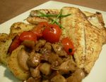 Orata ai funghi porcini